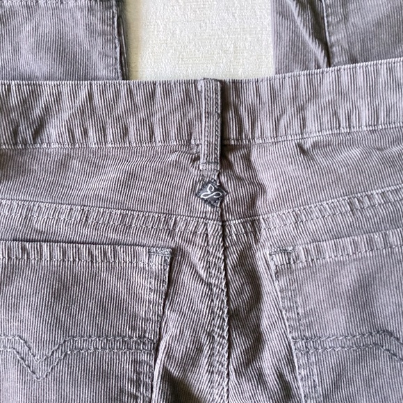 prAna Trinity Corduroy Pants Woman’s Size 0 Light Grey Casual Everyday Wear - Picture 9 of 16